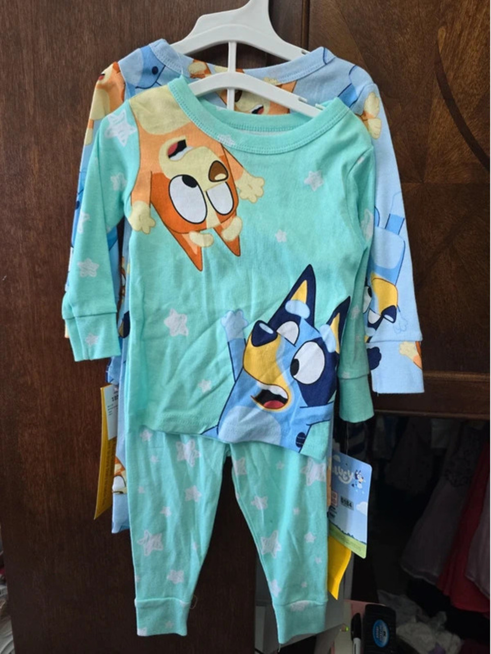 18m brand new bluey from disney pajamas item, 184G5